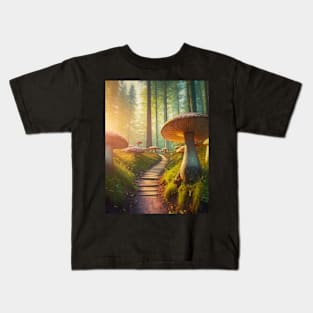 Mysterious fairytale scene Kids T-Shirt